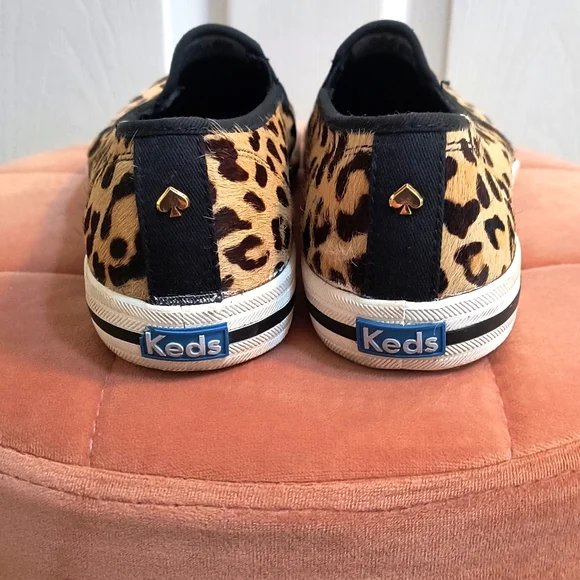 Keds x Kate Spade Leopard Slip-ons size 8 - Picture 2 of 5